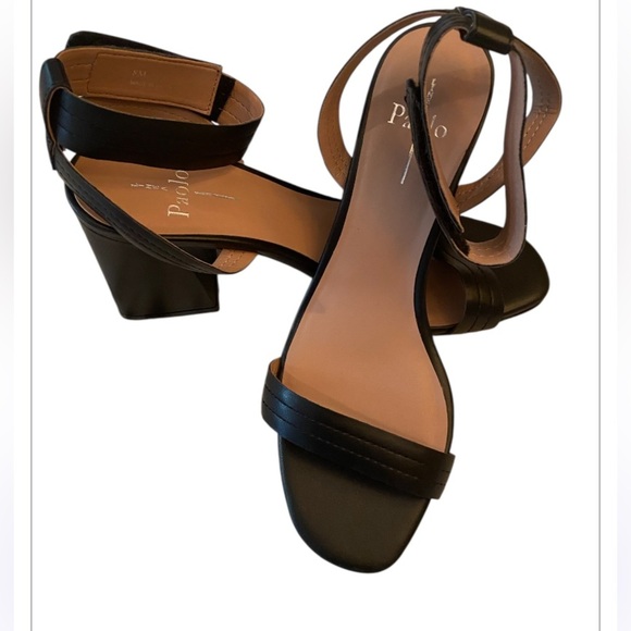 NWOT Linea Paolo Women Emmie Block Heel Ankle Strap Sandals Size 8.5 - Picture 3 of 8